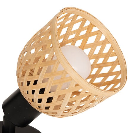 Lampă Atmosphere Lio, 10 cm, Metal, Bambus