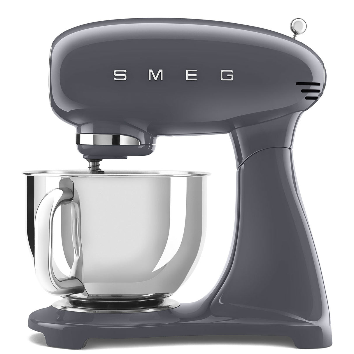 Mixer planetar Smeg SMF03GREU, 800 W, bol 4,8 l, gri închis