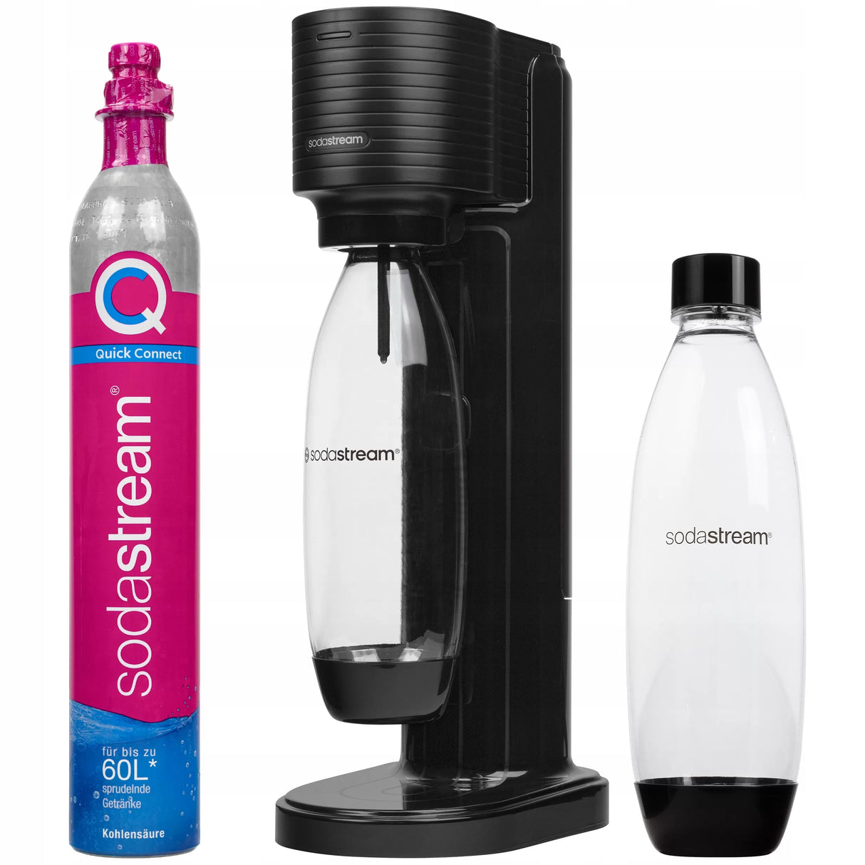 Aparat de băut carbogazos Sodastream Gaia, negru