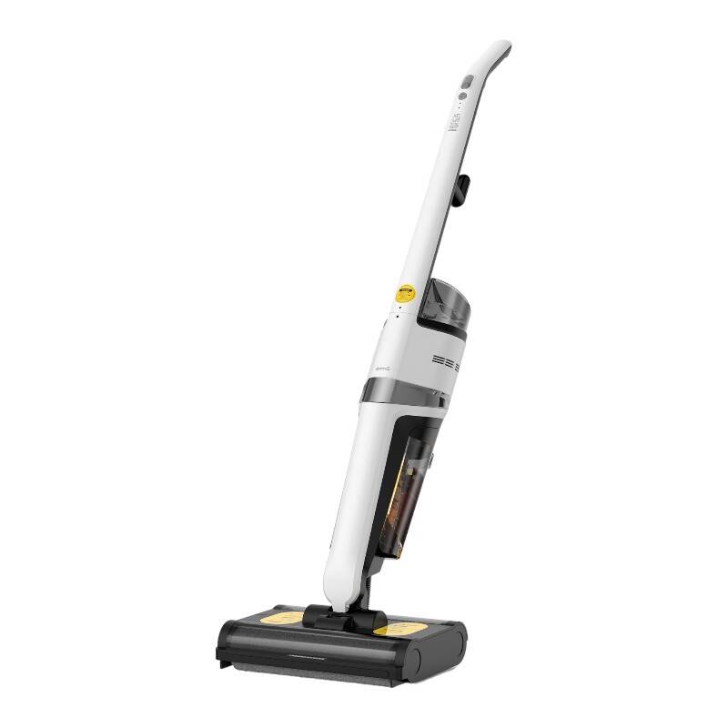 Aspirator vertical cu funcție de mop Deerma DEM-VX20W, 420W, Capacitate 500/600ml, IPX4, Alb