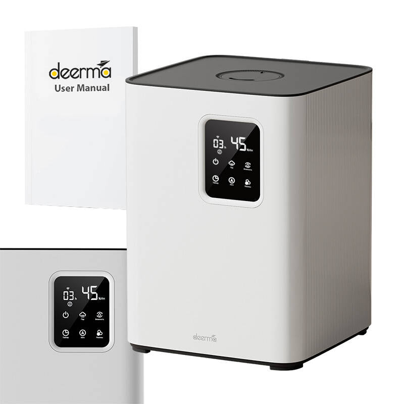 Umidificator de aer cu ultrasunete Deerma DEM-F951W, 4,8L, 30W, control Wi-Fi, aromaterapie, filtrare, alb