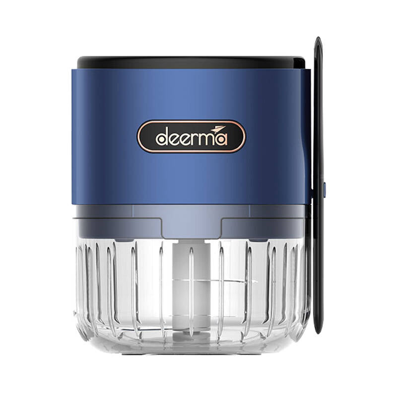 Tocător electric de legume Deerma JS100, 40W, 150 ml, Albastru