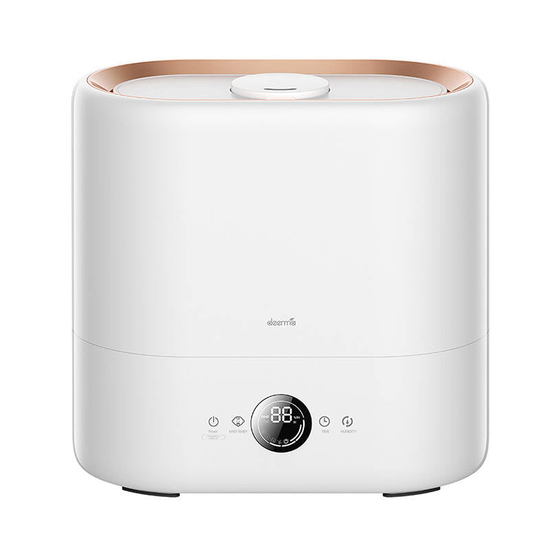 Umidificator de aer cu ultrasunete Deerma ST636W, 28W, 4.5L, sterilizare UV, aromaterapie, alb