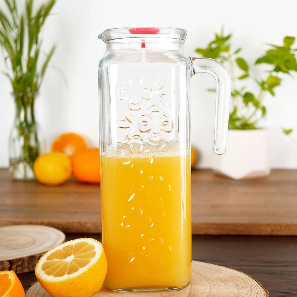 Cană de sticlă LAV Bloom, 1,2 l