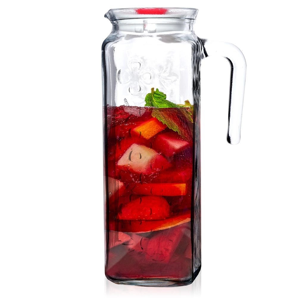 Cană de sticlă LAV Bloom, 1,2 l