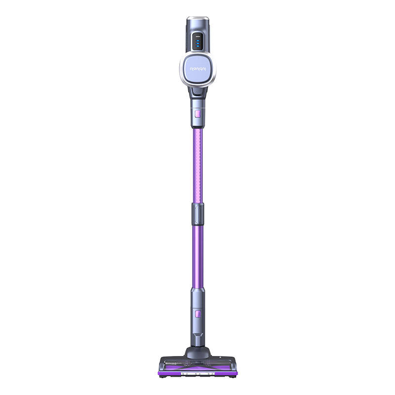 Aspirator vertical fără fir Lubluelu 202, 220 W, filtru HEPA, violet