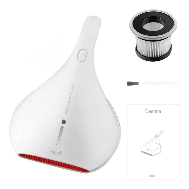 Aspirator de mână Deerma, CM800, 450W, anti-acarieni, lumină UV, 13000Pa, alb