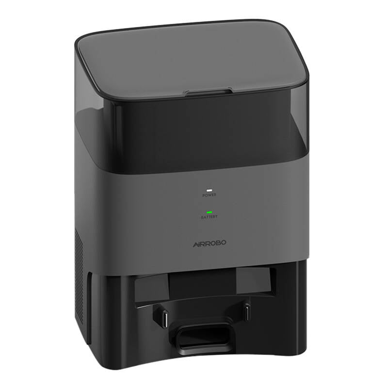 Aspirator robot cu stație AirRobo T20+, 60W, Mop, 3200mAh, filtre HEPA, Negru