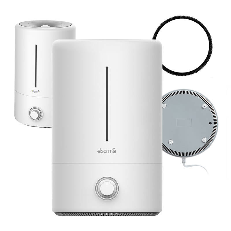 Umidificator de aer cu ultrasunete Deerma F628W - 5L, 25W, 270ml/h, Silențios, Alb