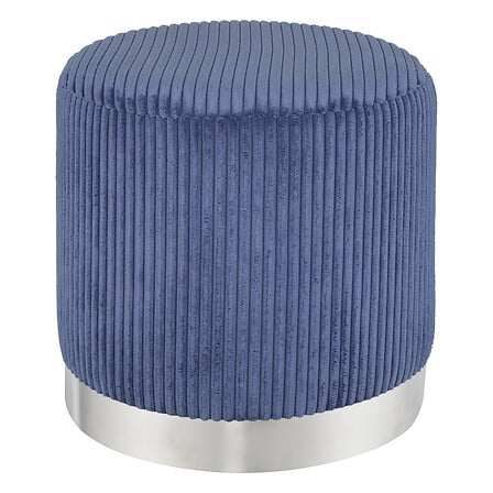 Puf Atmosphera Sylia, catifea de rapiță, Ø38 cm