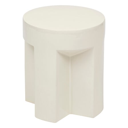 Masă laterală Atmosphera Kriz, ceramică, Ø34 cm