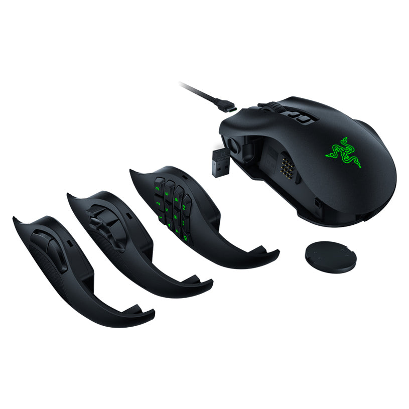 Mouse de gaming wireless Razer Naga V2 Pro, negru