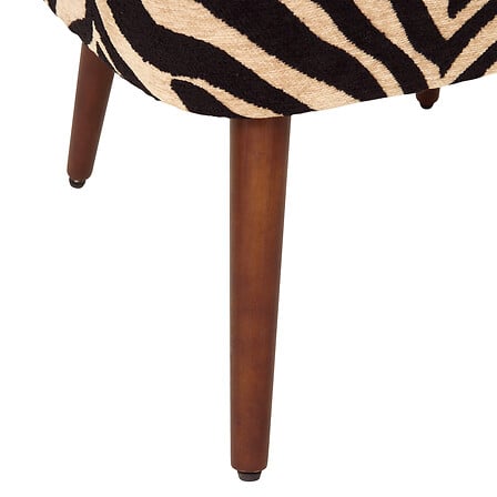 Fotoliu atmosferă Chiara, Chenille, model Tiger