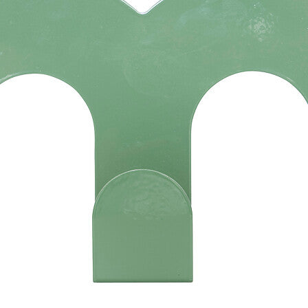 Suport de perete Atmosphera Callista, 5 cârlige, Metal, Verde, 50 cm
