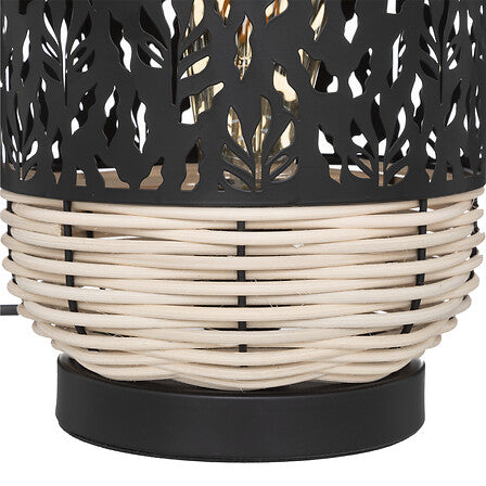 Lampa de masa atmosfera Caly, 30 cm, Rattan