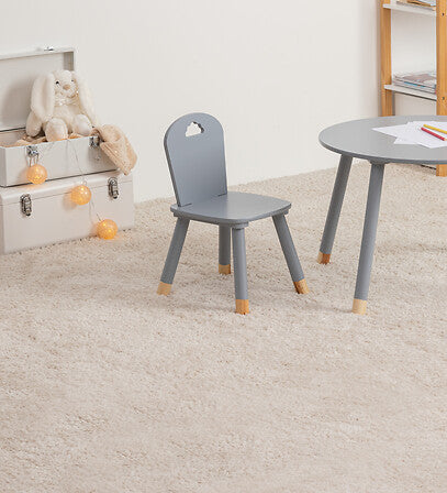 Scaun pentru copii Atmosphera, MDF, gri