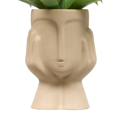 Plantă artificială Atmosphera Sien Agava, 48 cm, ceramică