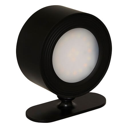 LED стенна лампа 5five, USB зареждане, Черна, 9.2 cm