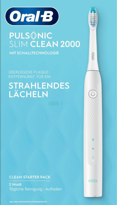 Periuță de dinți electrică Oral-B Pulsonic Slim Clean 2000 304425, Albă