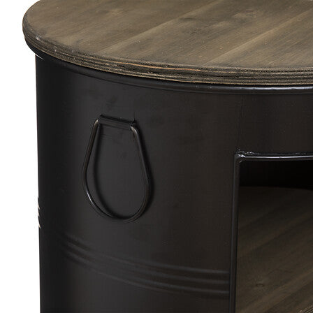 Masă laterală Atmosphera Diego, Negru, Mare