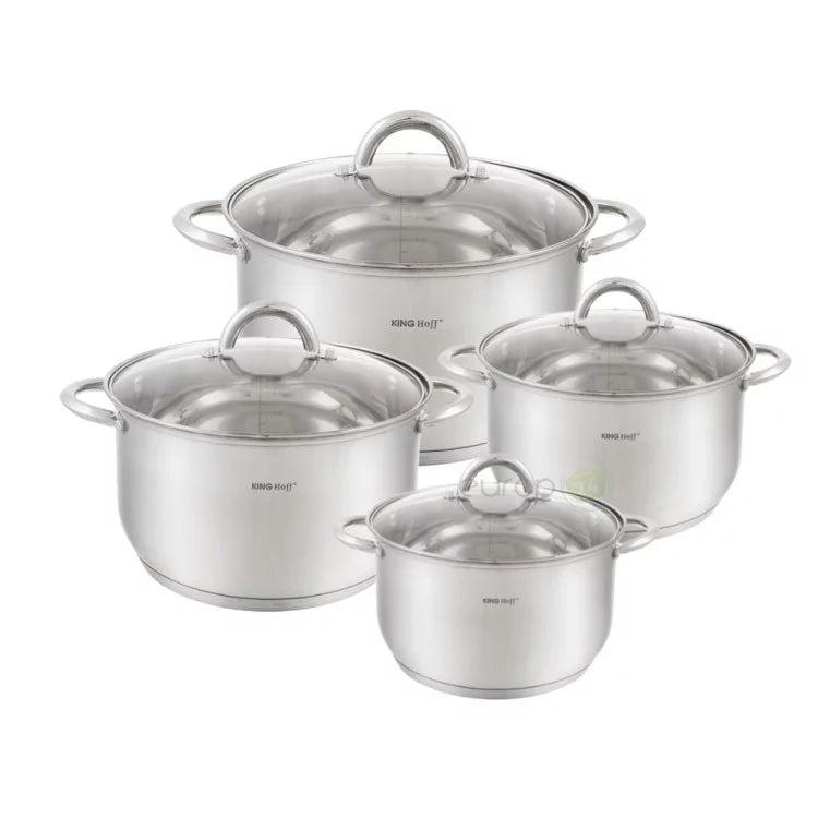 Set de oale KingHoff 4448, inox, 8 piese