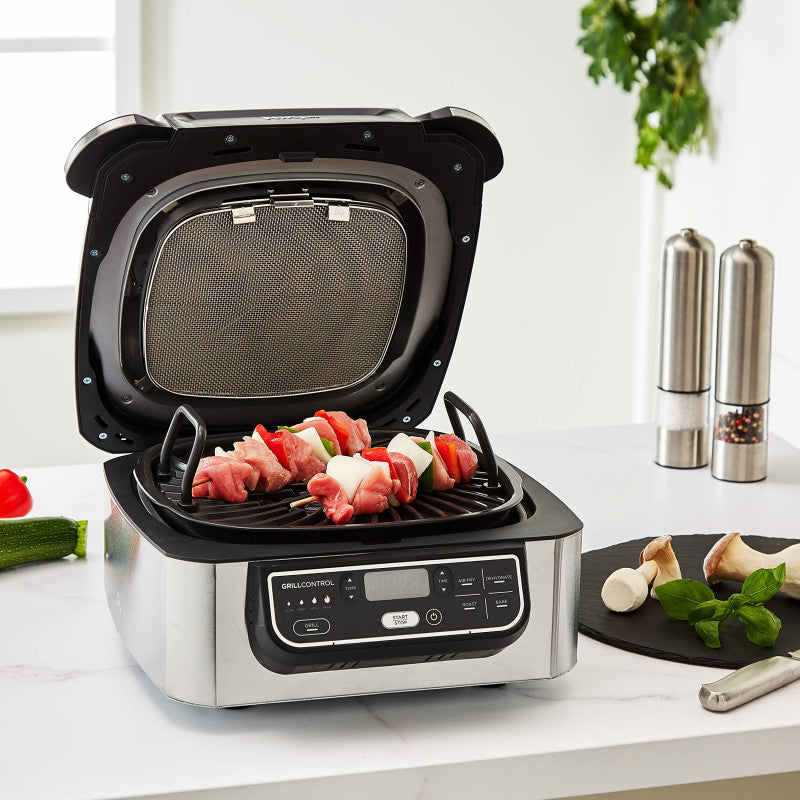 Friteuză cu aer cald Ninja AG301EU, 1750W, 5 funcții de gătit adaptive, gri/negru