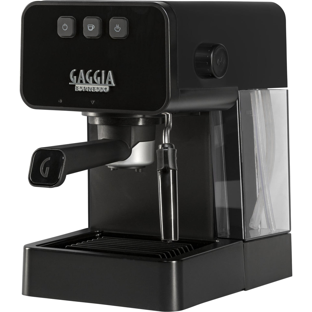 Espressor Gaggia Style EG2111/01, 15 bar, Capacitate rezervor apă 1,2 l, 230V, 1900 W, Oprire automată, Funcție Memo, Negru