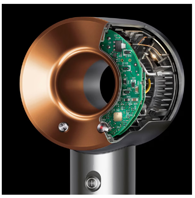 Uscător de păr Dyson Supersonic HD07, Cupru, 1600W, Nichel/Cupru