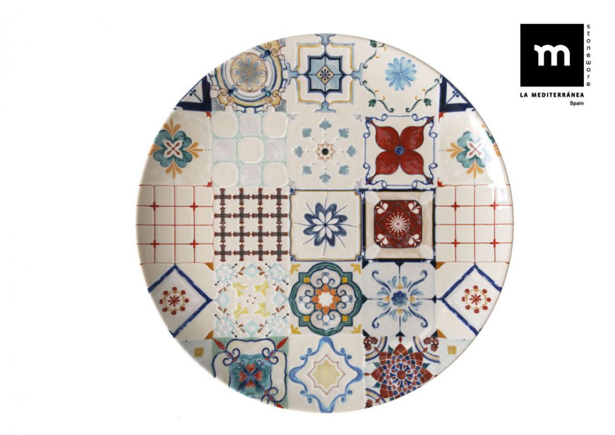 LA MEDITERRANEA Farfurie principala Lore, 26 cm, portelan