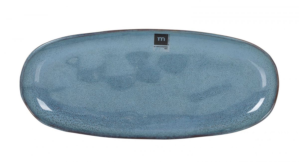 Farfurie ovală LA MEDITERRANEA Morell, 34x15 cm, porțelan