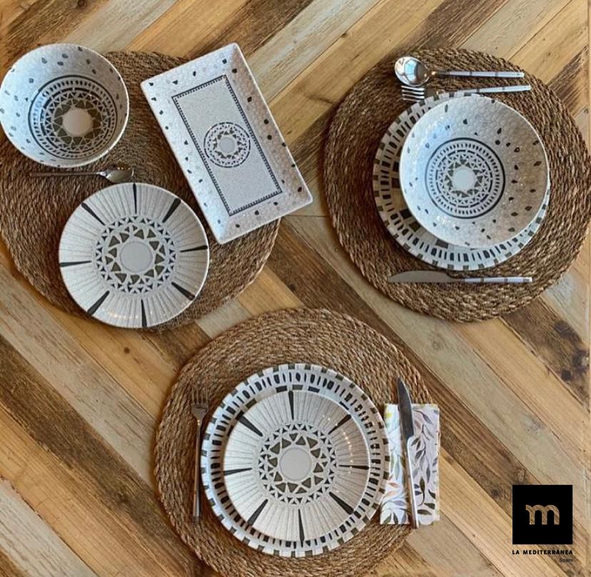 Farfurie LA MEDITERRANEA Barroc, 30x8 cm, portelan