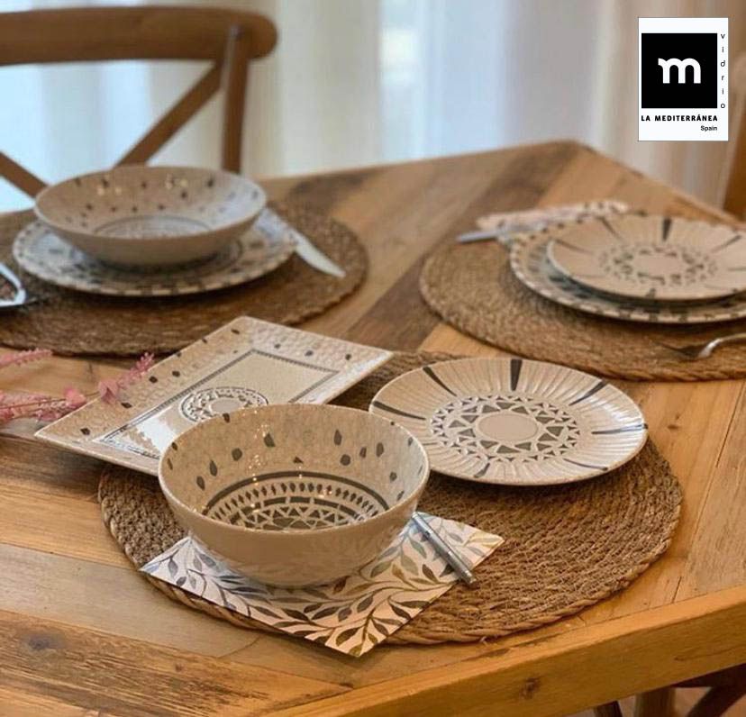 Farfurie desert LA MEDITERRANEA Barroc, 20 cm, portelan