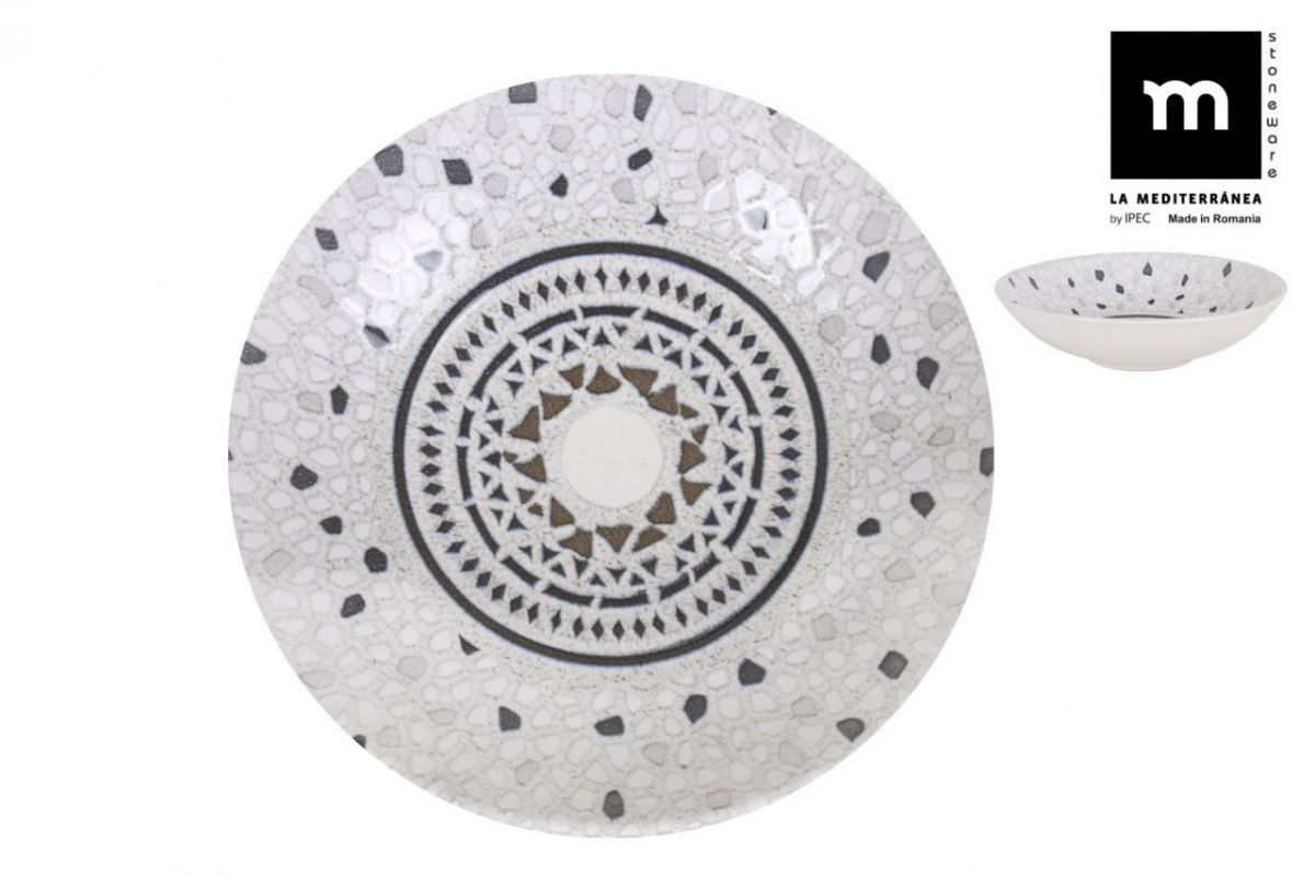 Bol adânc LA MEDITERRANEA Barroc, 21 cm, porțelan
