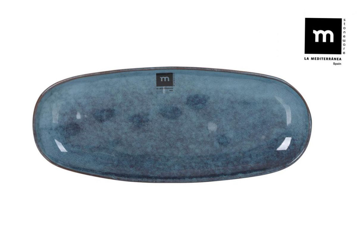 Farfurie ovală LA MEDITERRANEA Morell, 30x13 cm, porțelan