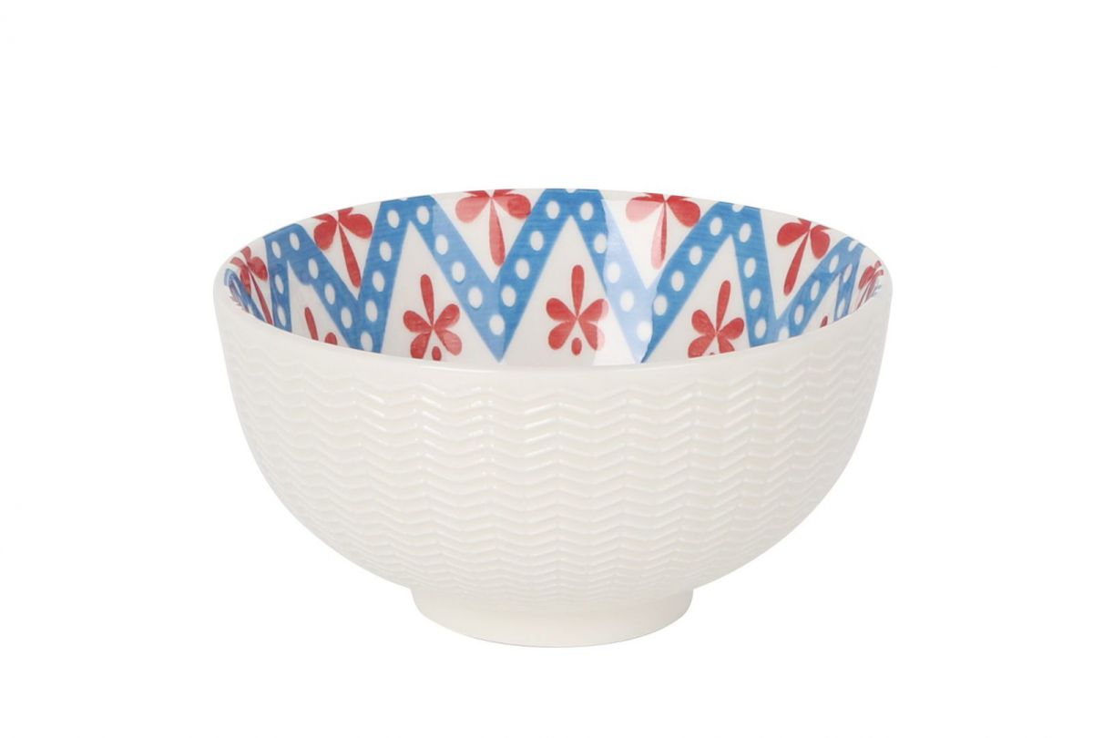 Set de boluri japoneze LA MEDITERRANEA, 11,5x6cm, porțelan, 6 buc.