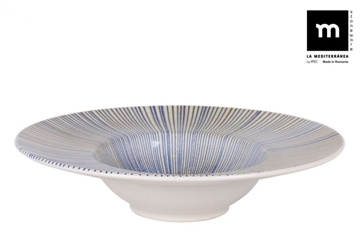 Bol adânc LA MEDITERRANEA Irys, 28 cm, porțelan
