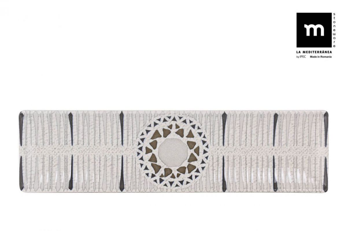 Farfurie LA MEDITERRANEA Barroc, 30x8 cm, portelan