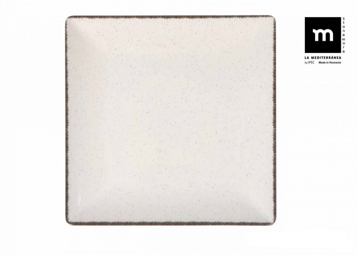 Farfurie principală LA MEDITERRANEA Anllo, 24x24 cm, porțelan