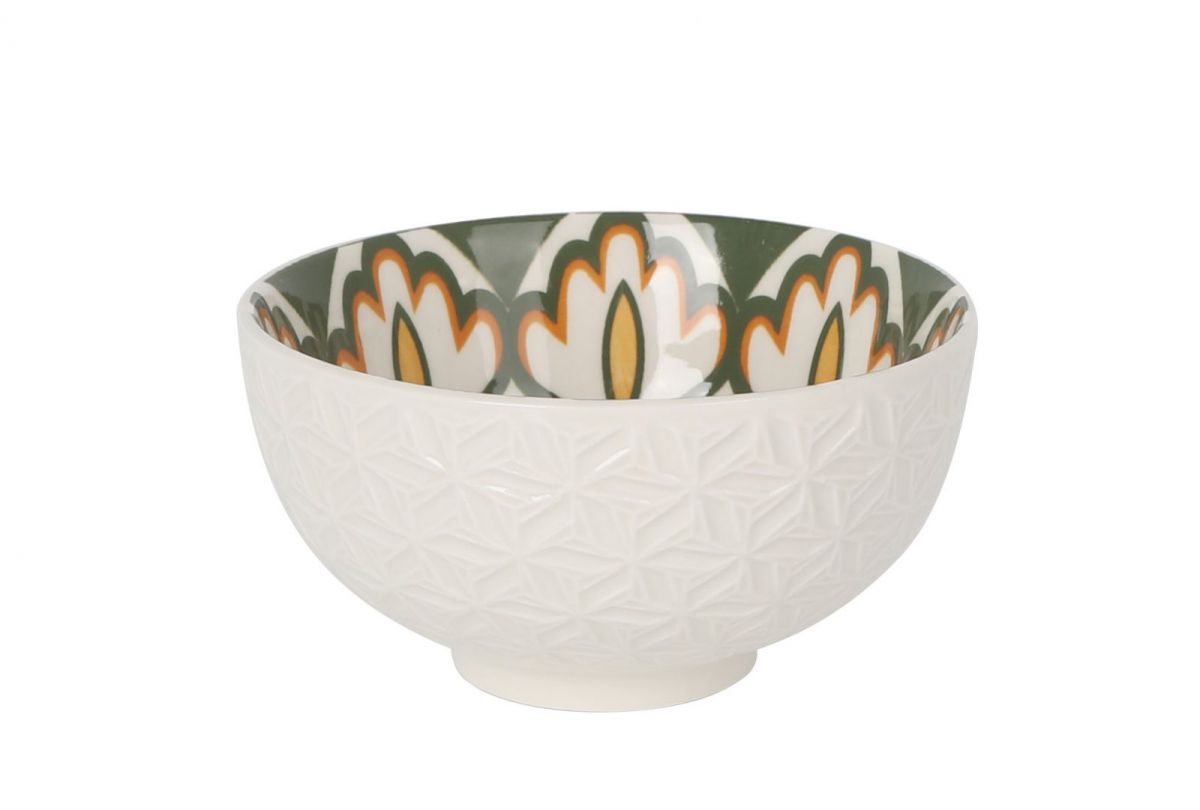 Set de boluri japoneze LA MEDITERRANEA, 11,5x6cm, porțelan, 6 buc.