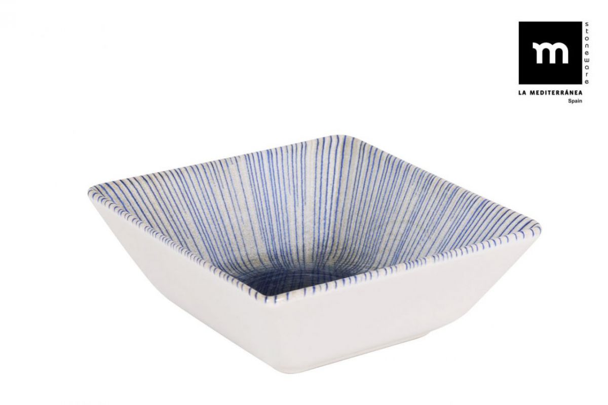 Bol adânc LA MEDITERRANEA Irys, 13x13 cm, porțelan