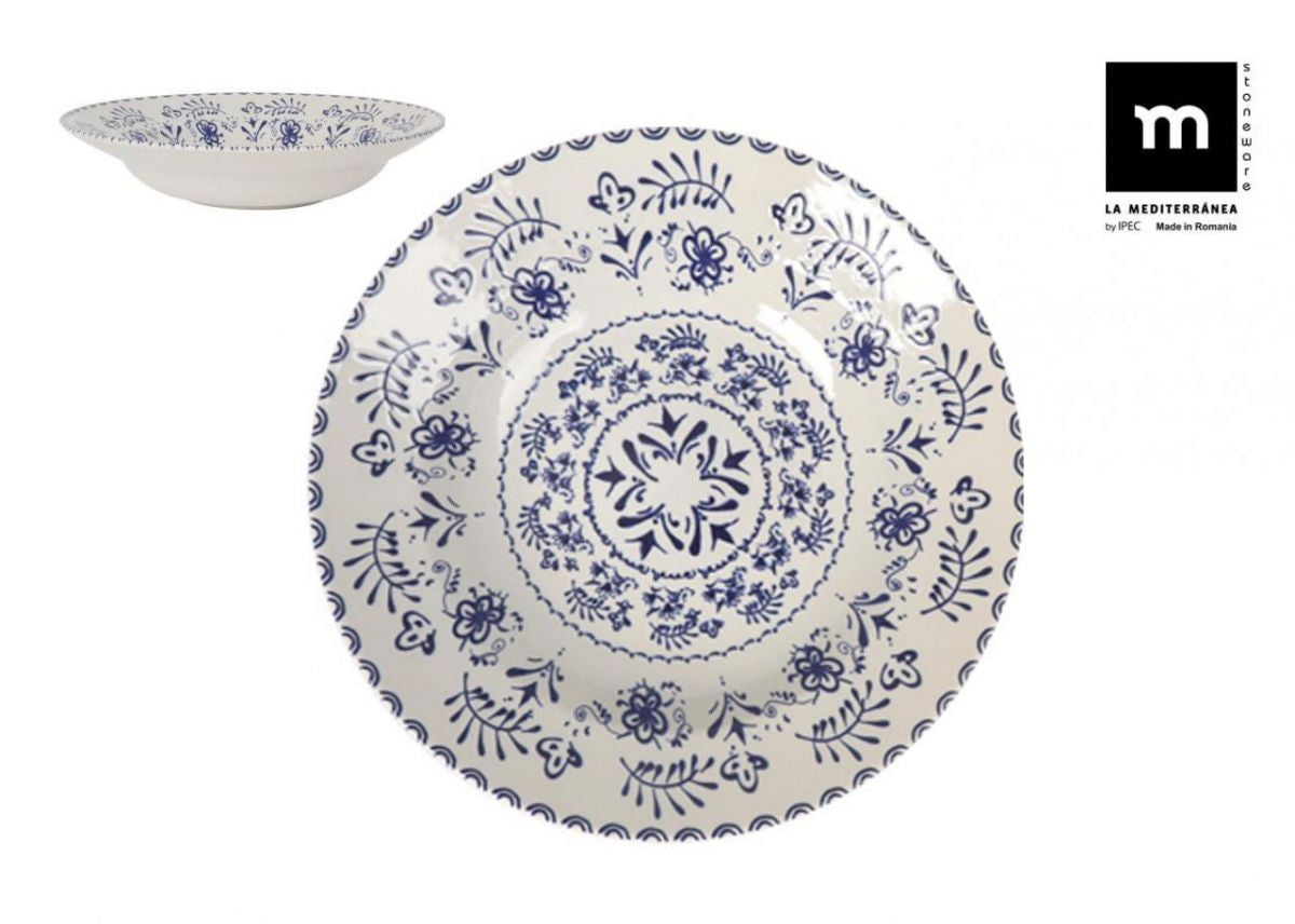 Farfurie adanca LA MEDITERRANEA Blur, 29 cm, portelan