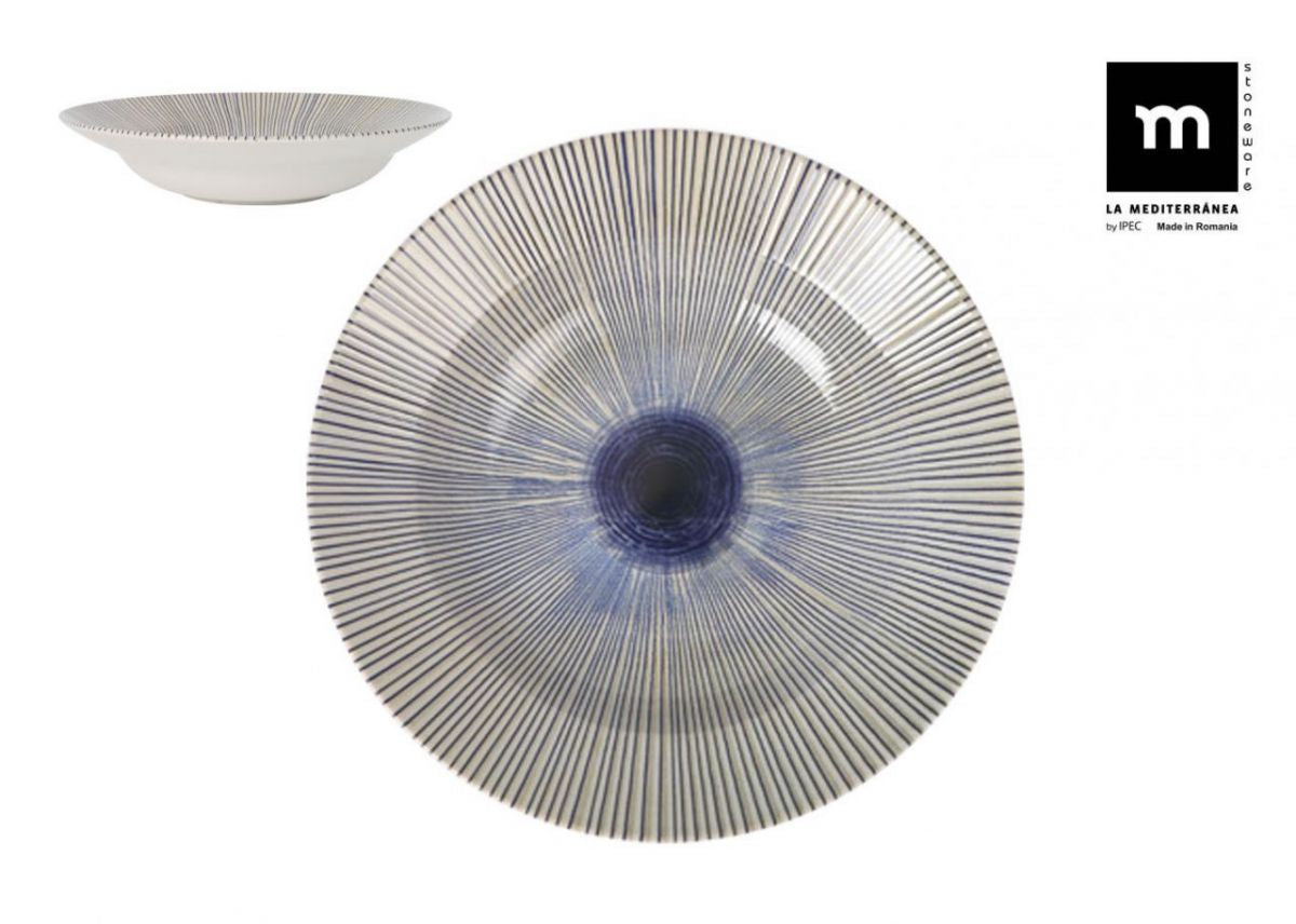 Farfurie adanca LA MEDITERRANEA Irys, 29 cm, portelan