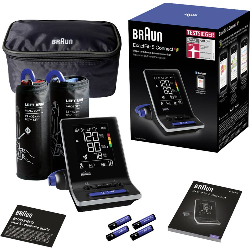 Tensiometru Braun, 2 manșete incluse SM, L-XL