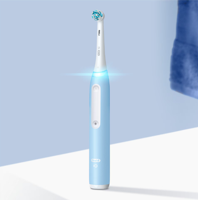 Set periuță de dinți electrică Oral-B io 3, Negru, Albastru