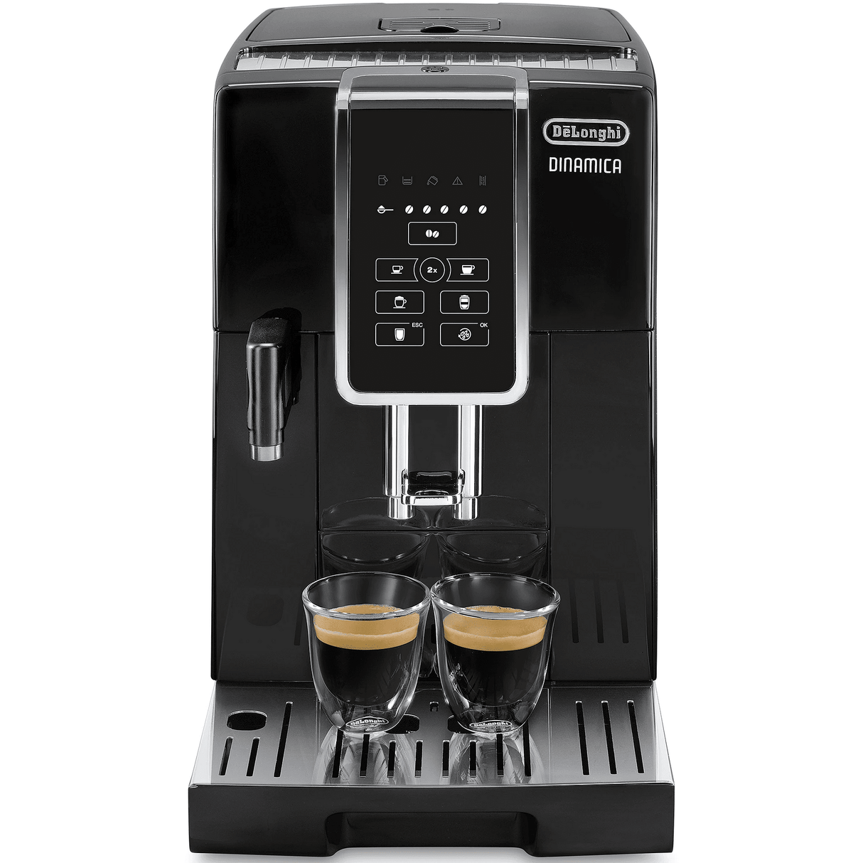 Espressor Delonghi Dinamica ECAM 350.50.B, 1450W, 1.8 l, 15 bare, LatteCrema, Negru