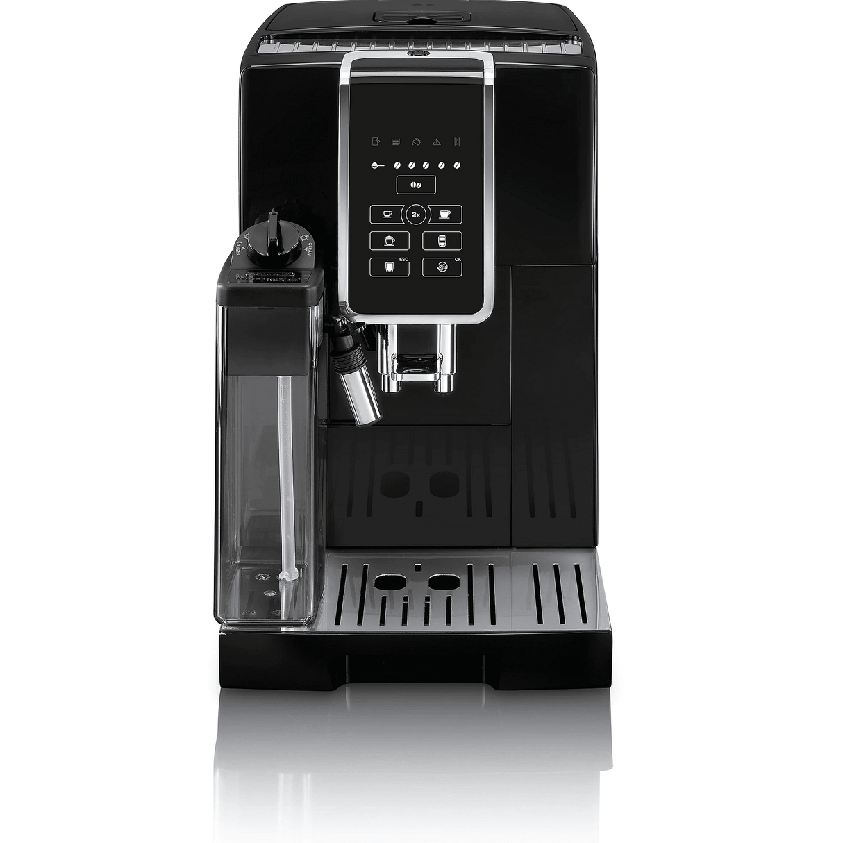 Espressor Delonghi Dinamica ECAM 350.50.B, 1450W, 1.8 l, 15 bare, LatteCrema, Negru