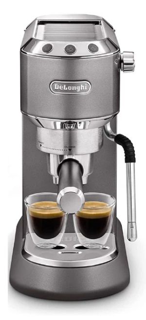Aparat de cafea Delonghi Dedica Arte EC885.GY, 1 L, 1300 W, 15 bar, Metalic