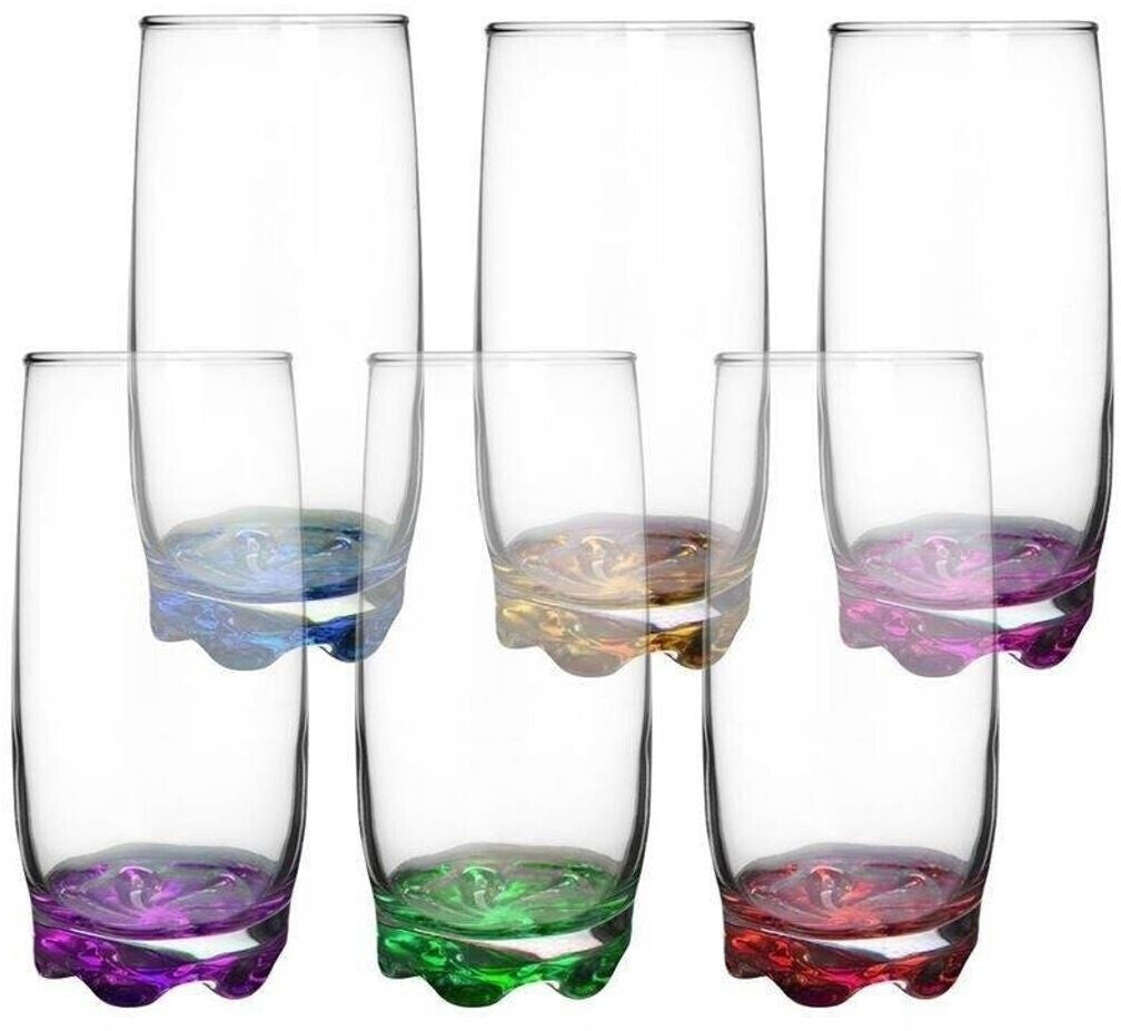 Set pahare de apă LAV Adora, 370 ml, 6 buc., diverse culori