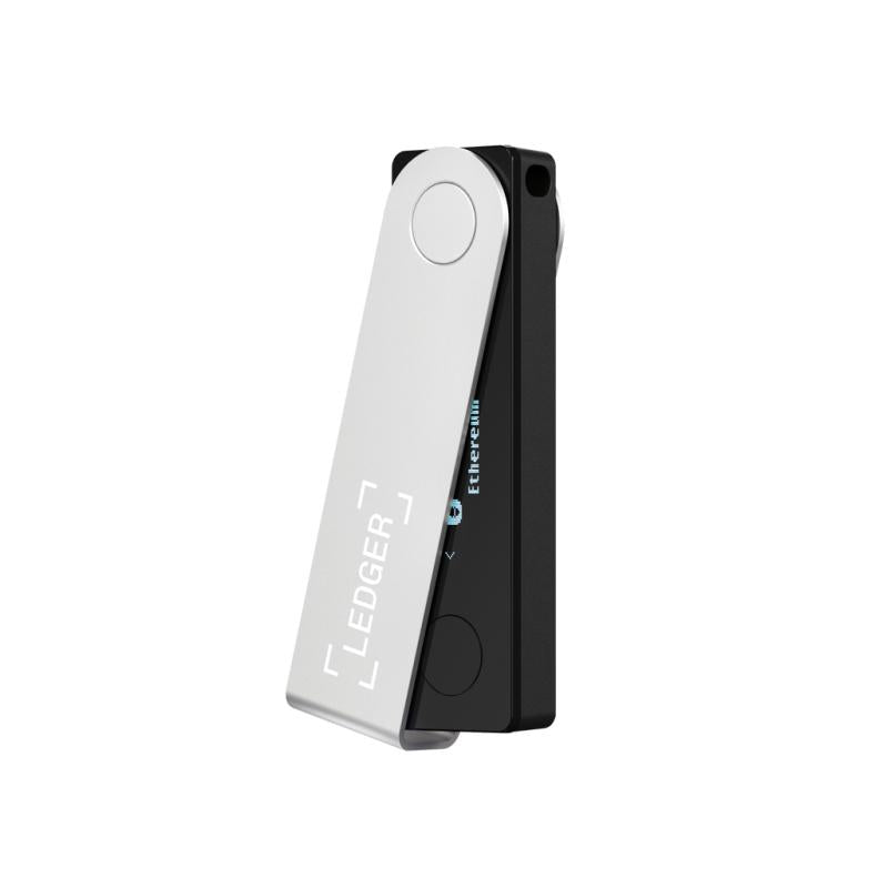 Portofel hardware pentru criptomonede Ledger Nano X Onyx Black, Negru