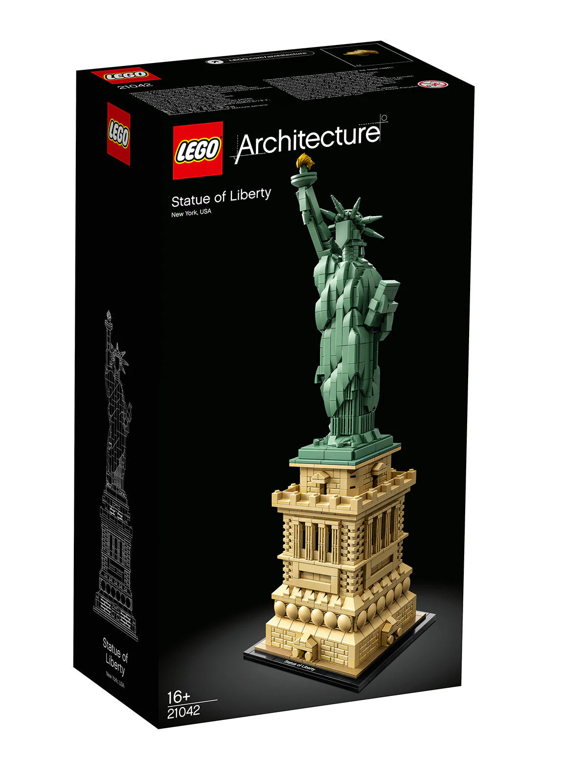 LEGO® Architecture, Statuia Libertății 21042, 1685 de piese